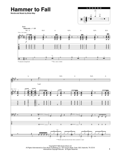 Hammer To Fall (Download) 