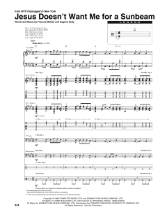 Jesus Doesn't Want Me For A Sunbeam (Download) 