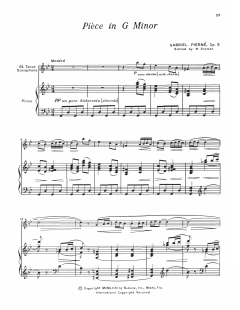 Piece In G Minor (Download) 