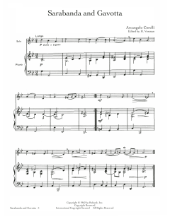 Sarabanda And Gavotta (Download) 