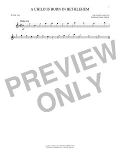 A Child Is Born In Bethlehem (Download) 