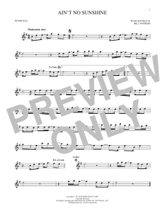 Ain't No Sunshine (Download) 