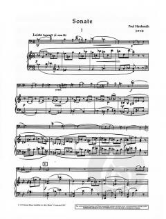 Sonate von Paul Hindemith 