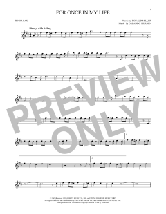 For Once In My Life (Download) 