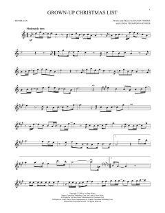 Grown-Up Christmas List (Download) 