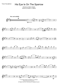 His Eye Is On The Sparrow (Download) 