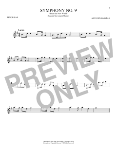 Largo From Symphony No. 9 (Download) 