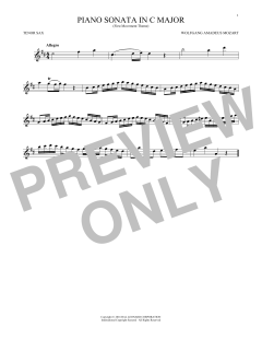 Piano Sonata In C Major (Download) 