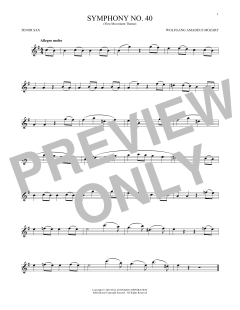 Symphony No. 40 In G Minor, First Movement Excerpt (Download) 