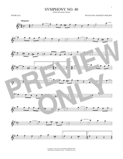 Symphony No. 40 In G Minor, Third Movement (Download) 