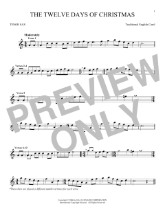 The Twelve Days Of Christmas (Download) 