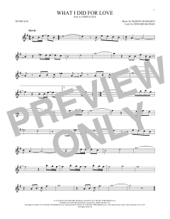 What I Did For Love (Download) 