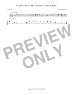 When Christmas Morn Is Dawning (Download) 