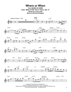 Where Or When (Download) 