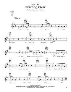 (Just Like) Starting Over von John Lennon (Download) 