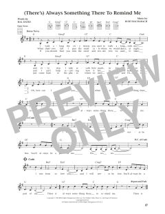 (There's) Always Something There To Remind Me von Hal David (Download) 