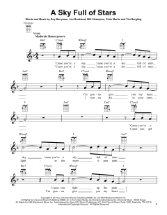 A Sky Full Of Stars von Coldplay (Download) 