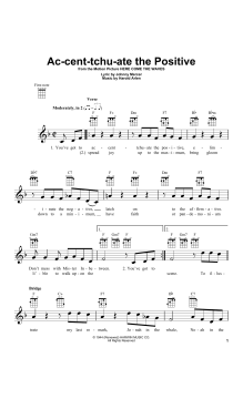 Ac-cent-tchu-ate The Positive von Harold Arlen (Download) 