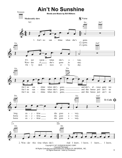 Ain't No Sunshine von Bill Withers (Download) 