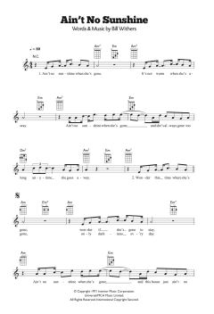 Ain't No Sunshine von Bill Withers (Download) 