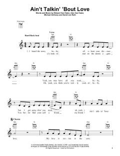 Ain't Talkin' 'Bout Love von Van Halen (Download) 