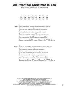 All I Want For Christmas Is You von Mariah Carey (Download) 