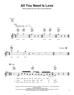 All You Need Is Love von The Beatles (Download) 