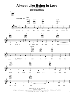Almost Like Being In Love von Alan Jay Lerner (Download) 