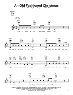 An Old Fashioned Christmas von The Carpenters (Download) 