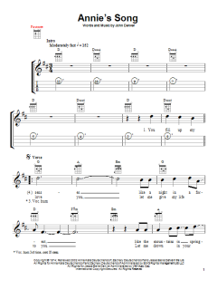 Annie's Song von John Denver (Download) 