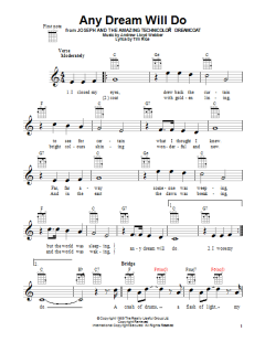 Any Dream Will Do von Andrew Lloyd Webber (Download) 