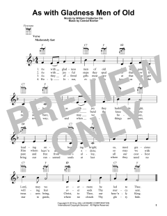 As With Gladness Men Of Old von Conrad Kocher (Download) 