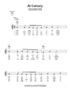 At Calvary von Daniel B. Towner (Download) 