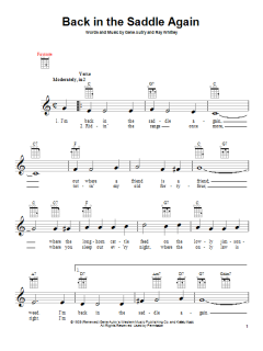 Back In The Saddle Again von Gene Autry (Download) 