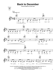 Back To December von Taylor Swift (Download) 