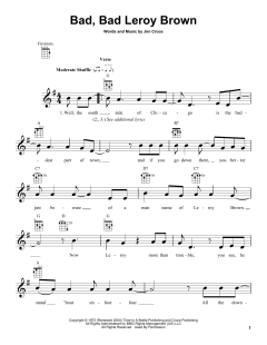 Bad, Bad Leroy Brown von Jim Croce (Download) 