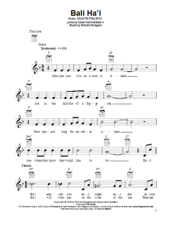 Bali Ha'i von Richard Rodgers (Download) 