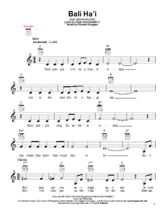 Bali Ha'i von Richard Rodgers (Download) 