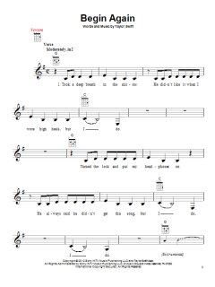 Begin Again von Taylor Swift (Download) 