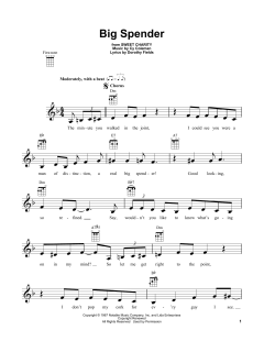 Big Spender von Cy Coleman (Download) 