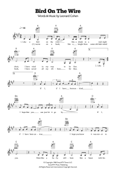 Bird On The Wire von Leonard Cohen (Download) 
