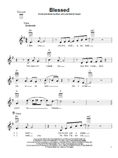 Blessed von Elton John (Download) 