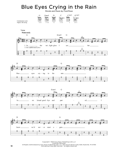 Blue Eyes Crying In The Rain von Willie Nelson (Download) 