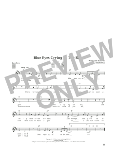 Blue Eyes Crying In The Rain von Elvis Presley (Download) 