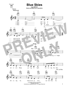 Blue Skies von Irving Berlin (Download) 