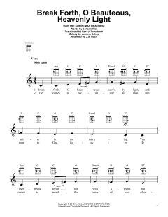 Break Forth, O Beauteous, Heavenly Light von Johann Rist (Download) 