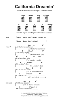 California Dreamin' von John Phillips (Download) 