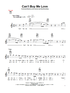 Can't Buy Me Love von The Beatles (Download) 