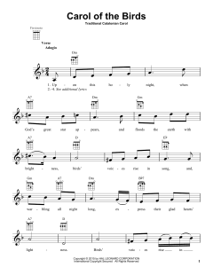 Carol Of The Birds von Traditional Catalonian Carol (Download) 