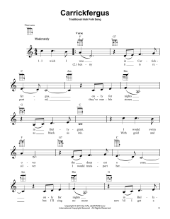 Carrickfergus von Traditional Irish Folk Song (Download) 